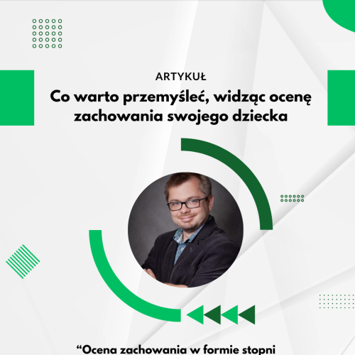 Co warto przemyśleć widząc ocenę zachowania?